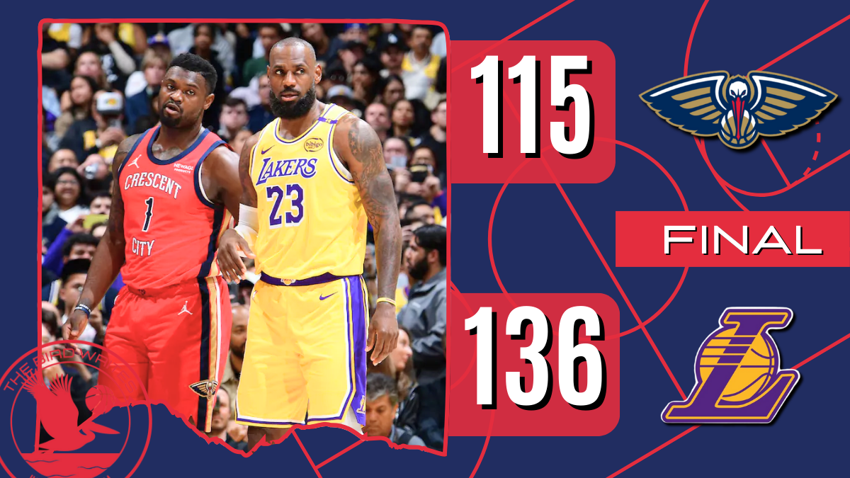 Pelicans lose to Lakers, 136-115